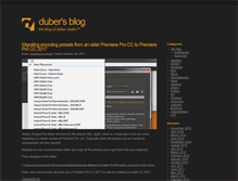Tablet Screenshot of blog.duber.cz